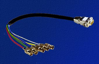 Breakout Adapter with Belden 1522A and RF BNCs